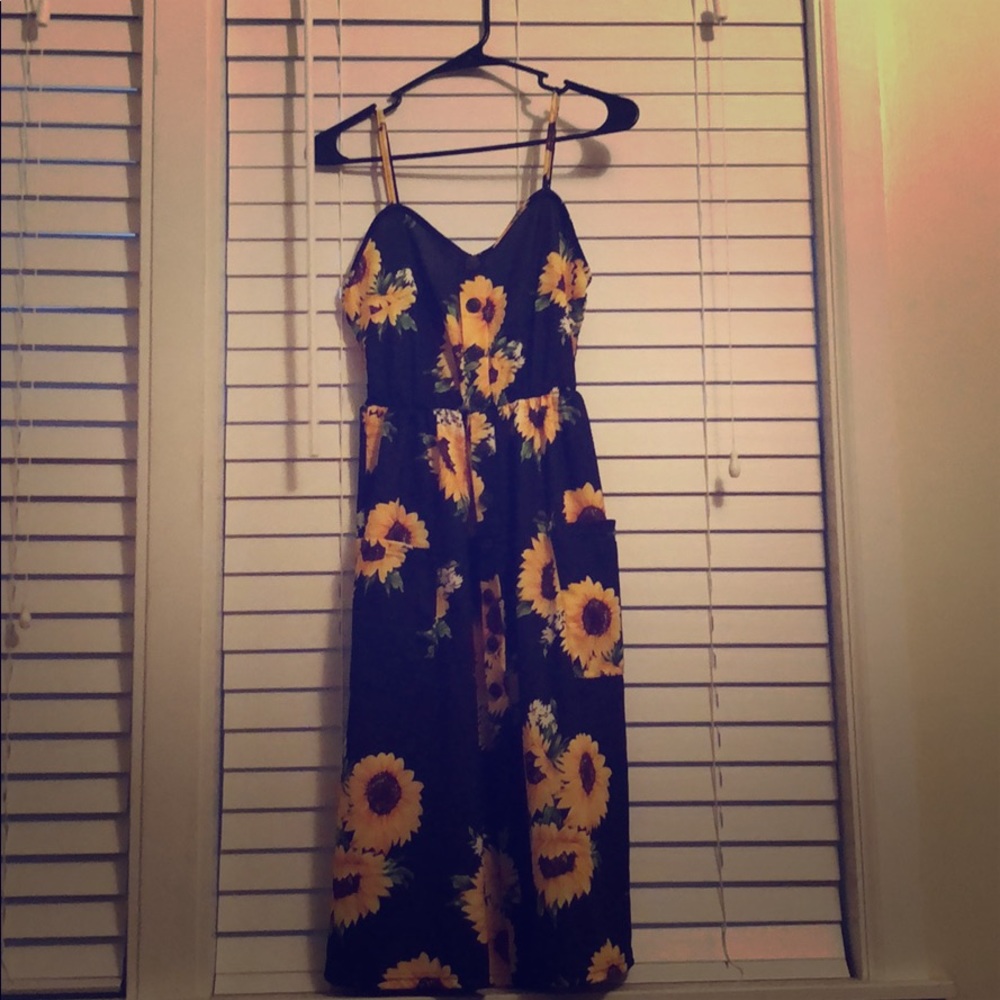 Sunflower Summer dress with pockets